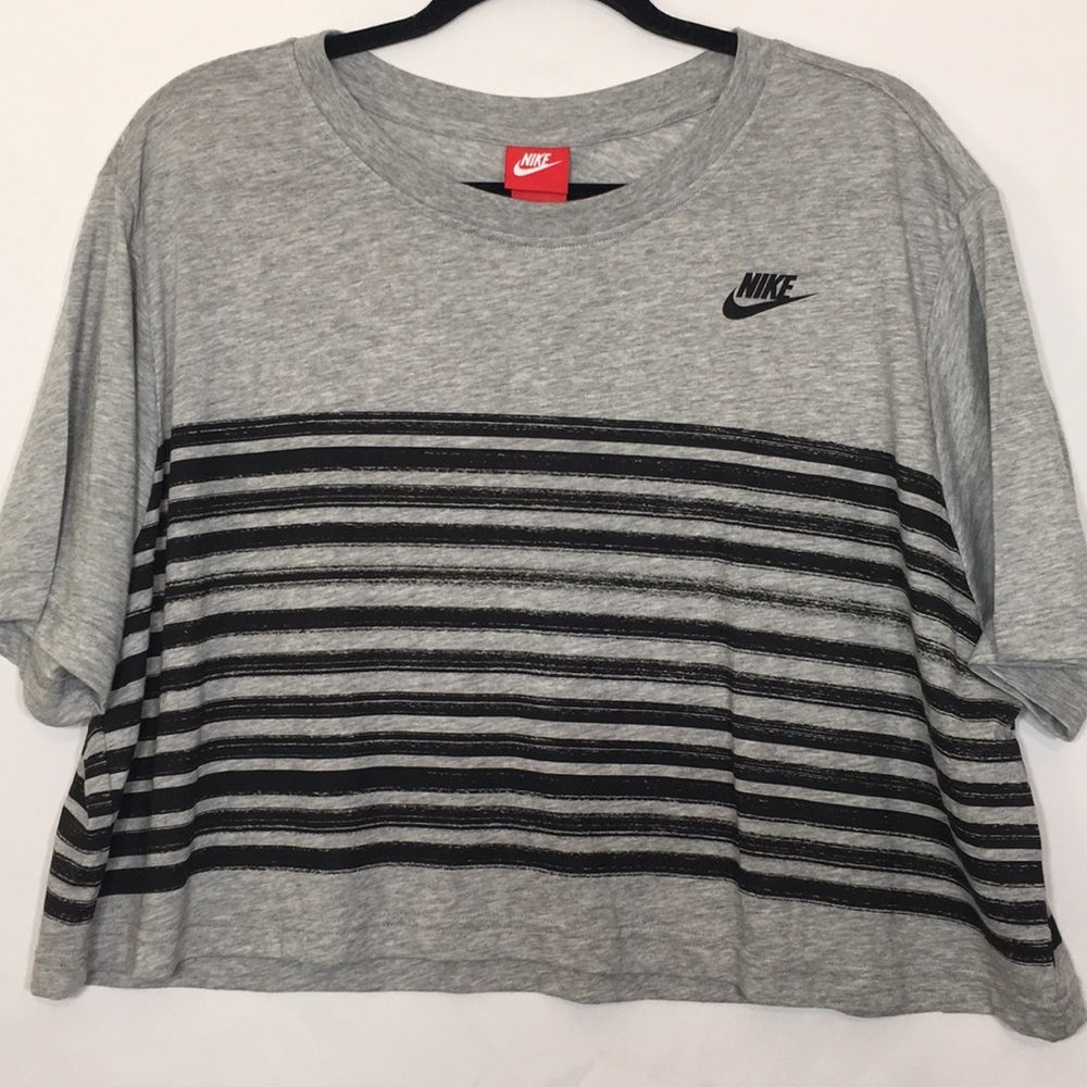 Striped Nike Crop Top